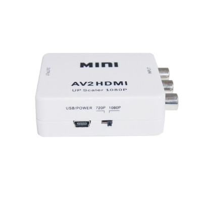 SOAIY Bộ chuyển đổi tín hiệu từ AV sang HDMI Mini - Hàng Nhập Khẩu