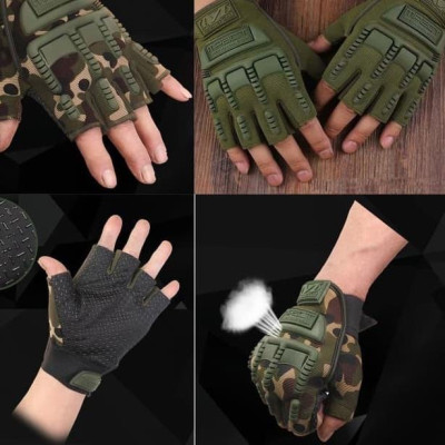 Găng tay hở ngón rằn ri  đa năng, với  lớp cao su ở mu bàn tay  giúp  bảo vệ đôi tay của bạn .Găng tay nam thể thao dành cho phượt thủ  , thể thao , dã ngoại tiện lợi