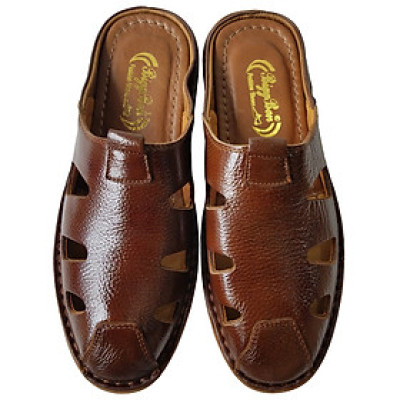 Dép Bít Đầu Nam BIGGBEN Da Bò Thật Cao Cấp SB127