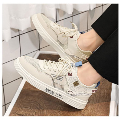 Giày Thể Thao Sneakers, Giày Nam Phối Da Lộn G08