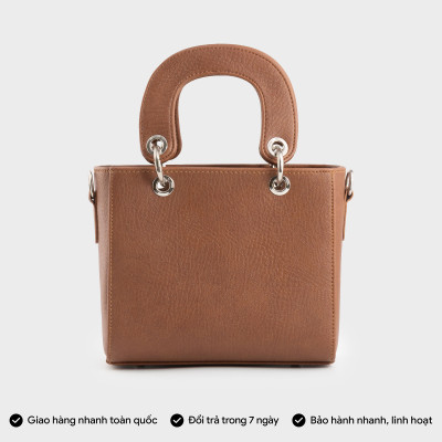 Túi Trita ( Thời trang nữ quai bản to phối khoen kim loại cỡ nhỏ - Túi xách da RTX24 )