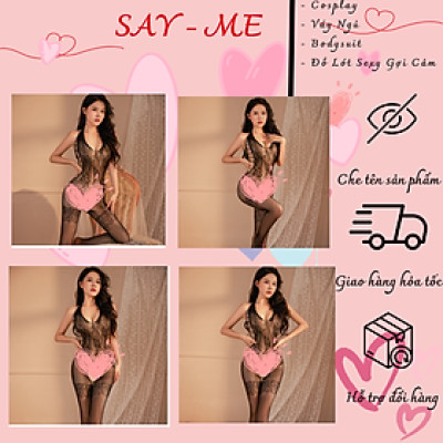 Bộ Bodysuit Lưới Toàn Thân Xẻ Đáy Táo Bạo, Tôn Dáng Tối Đa Và Khơi Gợi Sự Quyến Rũ Tự Nhiên C039