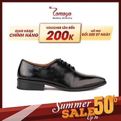 Giày Tây Nam Tomoyo Da Bò Thật TMN08201