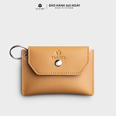 Ví Yuumy ( Thời trang nữ nắp gập cỡ nhỏ - Ví móc khóa da Seasand YMK16 )