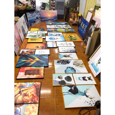 Tranh Tráng Gương Treo Tường ,Tranh Pha Lê, Tranh Đơn Tuyệt Đẹp, 