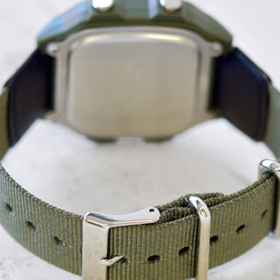 Đồng Hồ Casio Nam Dây Da Phối Vải AE-1200WHB-3BVDF