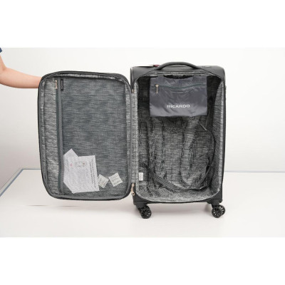 Vali Vải Ricardo The Vista 2.0 size 20/24/28 inch, Vải Polyester Trượt Nước, Bảo hành Quốc Tế 5 Năm