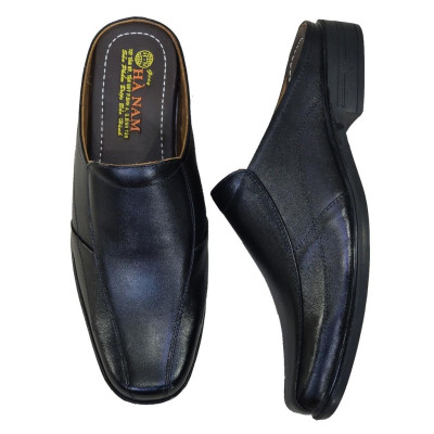 Dép Bít Mũi Nam Da Bò Thật TiTi ĐÔ Cao Cấp GSB20138