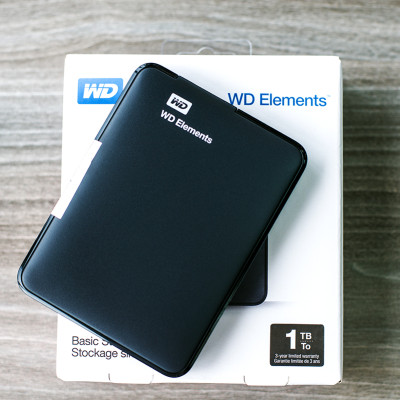 Ổ Cứng Di Động WD Elements 1TB 2.5 USB 3.0 - WDBUZG0010BBK - Hàng Chính Hãng