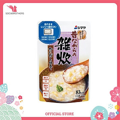 Cháo ăn liền Shimaya Nhật Bản đa dạng vị cho bé 250g 12M+