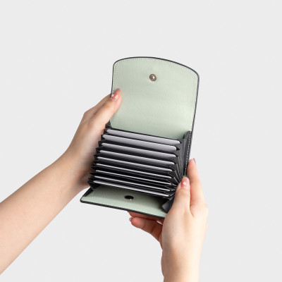 Ví Yuumy ( Thời trang nữ đựng thẻ ngăn xếp tiện lợi - Ví da Seasand YV108 )