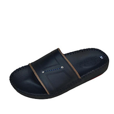 Dép Nam Quai Ngang Da Bò Thật TiTi ĐÔ Cao Cấp DNA2140d