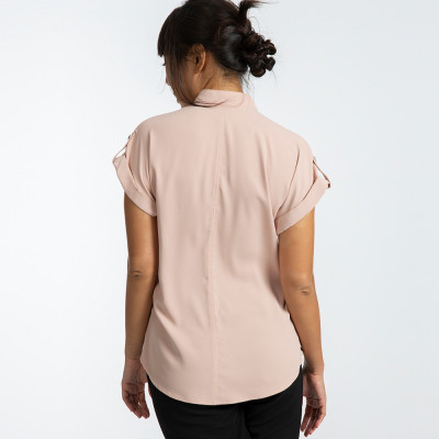 Áo Sơ Mi Nữ Áo Kiểu Đẹp Thời trang thiết kế Hity TOP106 (Kem Champagne)