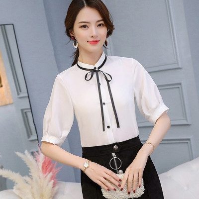 Sơ mi nữ cổ trụ xinh xắn Haint Boutique sm45