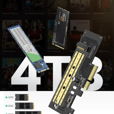 Ugreen UG70503CM302TK M.2 NVME card chuyển ra PCle 3.0 4X Express - HÀNG CHÍNH HÃNG