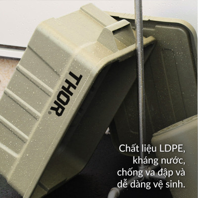 Thùng nhựa Thor hộp nhựa cao cấp không gian lưu trữ lớn thích hợp đi cắm trại, dã ngoại ngoài trời phân phối bởi Cobi Home