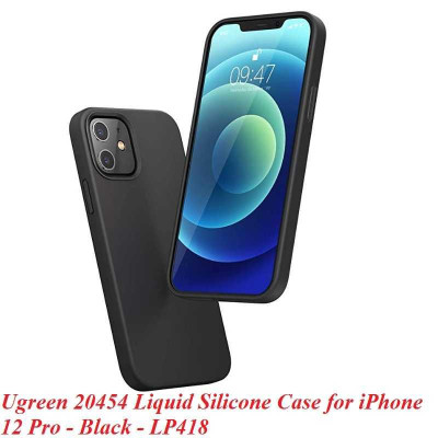 Ugreen UG20454LP418TK Iphone 12 Pro 6.1inch Màu Đen Ốp Lưng điện thoại Silicone - HÀNG CHÍNH HÃNG