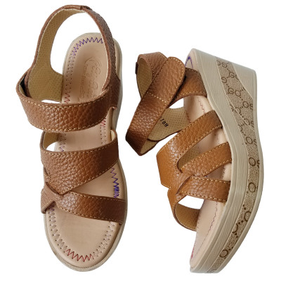 Giày Đế Xuồng Nữ BIGGBEN Da Bò Thật Cao 7 Phân SDX69