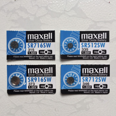 Pin Đồng Hồ Đeo Tay 1 Viên Maxell Nhật Bản Nhiều Cỡ Lựa Chọn