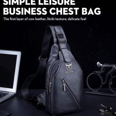 úi đeo chéo nam DA BÒ THẬT – BEE GEE DCN9348