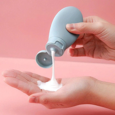 Set 3 tuýp chiết mỹ phẩm du lịch đựng dầu gội, sữa tắm, lotion, toner 60ML- Bộ chai lọ chiết mỹ phẩm tái sử dụng Phượt Dã Ngoại Đi Chơi Văn Phòng