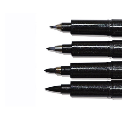 Bút viết thư pháp Baoke mực đỏ - có thể bơm mực