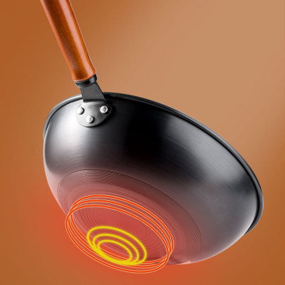 Bộ nồi chảo chống dính Konka Mẫu Mới thép tôi bóng, chống dính chống mài mòn-Hàng nhập khẩu