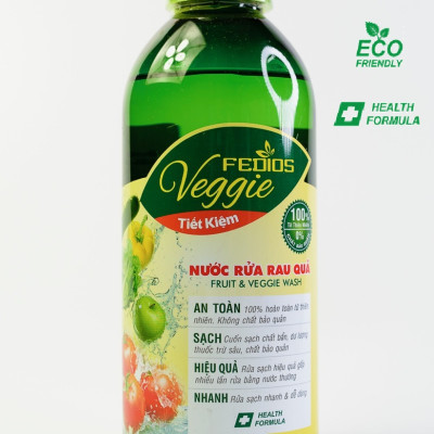 Fedios Veggie - Nước rửa rau củ quả - Chai 400ml