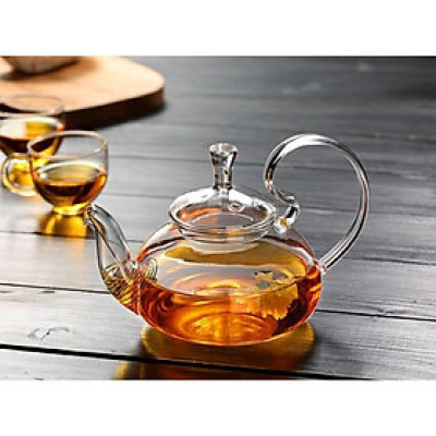 Ấm trà thuỷ tinh lọc lò xo dung tích 600ml