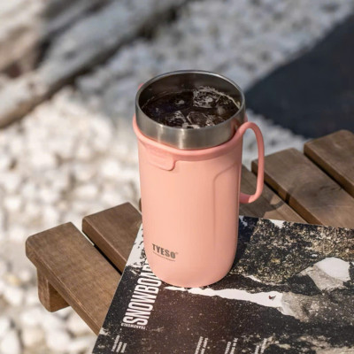 Cốc ly giữ nhiệt Tyeso TS8766B-550ml, TS8767B-710ml bằng thép không gỉ 304  Chống tràn & Giữ nhiệt 12 tiếng