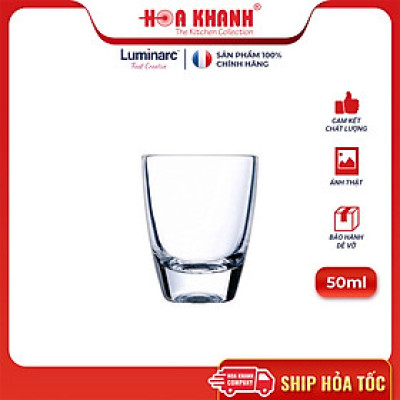 Ly Rượu Thủy Tinh Luminarc Gin Shot 50ML - Hộp 12 cái - I16166