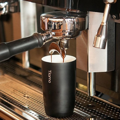 Ly cà phê trà inox phủ sứ chân không Tiamo 250ml