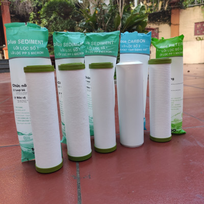 Bộ 5 lõi lọc nước số 1,2,3 LÕI LỌC THÔ dùng cho máy lọc nước R.O kangaroo aqua sanaky