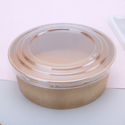 Combo 50 bộ Tô giấy kraft 1000ml & 750ml kèm nắp PET