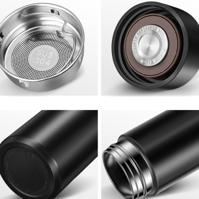 Bình Giữ Nhiệt Bằng Thép Không Gỉ PaKaSa 500ML Có Đèn LED Báo Nhiệt Độ Hàng Loại 1 - Chính Hãng