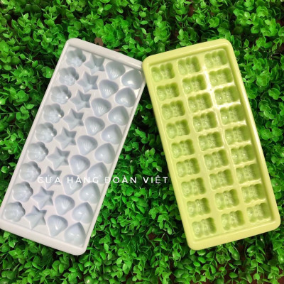 [MỚI] Combo 2 Khay Đá Nhựa Nhiều Mẫu - Khuôn Làm Thạch. Chuyên phục vụ Sp Gia dụng, Khuôn làm bánh, Dụng cụ học Sinh, Nh
