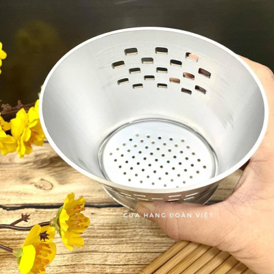 Ống vắt đũa muỗng, ống đựng đũa muỗng tiện lợi hình oval sang trọng - Nhôm dày C.Lượng 14cm. Chuyên phục vụ Sp Gia dụng,