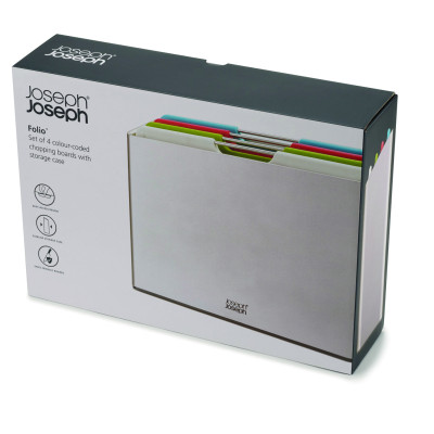 Bộ thớt Folio Joseph Joseph (bạc) - 002119