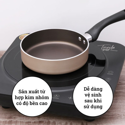 Chảo chống dính đáy từ cao cấp Smart Cook SM721 Size 16-18-20cm - Hàng chính hãng