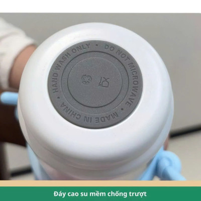 Bình Giữ Nhiệt Hoa Dễ Thương 700ML Inox 316 Cao Cấp – Kèm Ống Hút, Dây Đeo, Sticker & Cọ Vệ Sinh - HÀNG CHÍNH HÃNG MINIIN