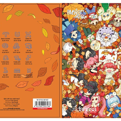 Combo 5 Tập Sinh Viên Kẻ Ngang 100 Trang ĐL 80g/m2 - FAHASA - Lớp Học Mật Ngữ (Mẫu Màu Giao Ngẫu Nhiên)