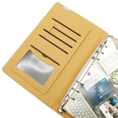 Sổ Bìa Còng Office A5 Kẻ Ngang 200 Trang 70gsm - Hồng Hà 9230 - Màu Đỏ