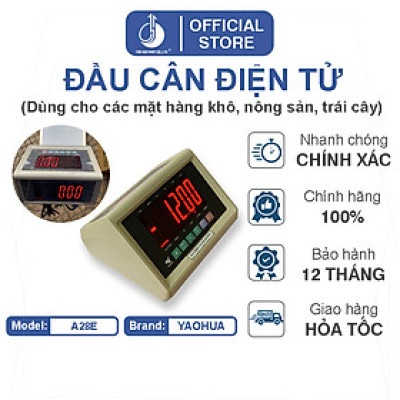 Đầu Chỉ Thị Cân Điện Tử A28E - Hai Màn Hình Trước Sau