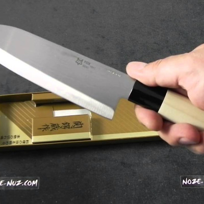 Dao thái làm bếp Tsubaro Nikken 29.5cm, tay cầm bằng gỗ không ngấm nước, đem lại cảm giác nhẹ nhàng khi sử dụng - nội địa Nhật Bản 
