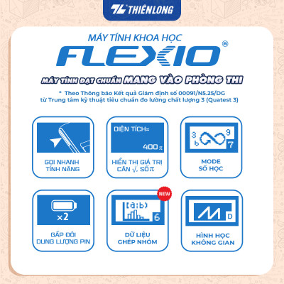 Máy tính khoa học Thiên Long Flexio Fx799VN