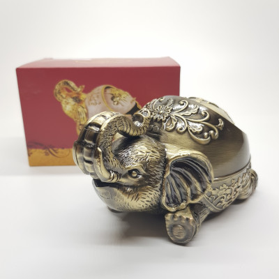 Gạt tàn kiểu Voi chất liệu Hợp kim cao cấp 76139H (Nhiều màu)