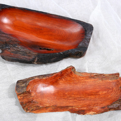 Khay gỗ tự nhiên đựng trái cây, khay gỗ trang trí đẹp, (giao hàng mẫu ngẫu nhiên)