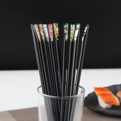COMBO sét 5 đôi đũa xuất nhật , kháng khuẩn làm từ sợi thủy tinh tổng hợp chịu nhiệt cao cấp