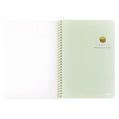 Vở C Notes (6x6)mm lò xo đơn bìa nhựa 2 mặt KLONG B5 80 trang 100/76; MS: 586