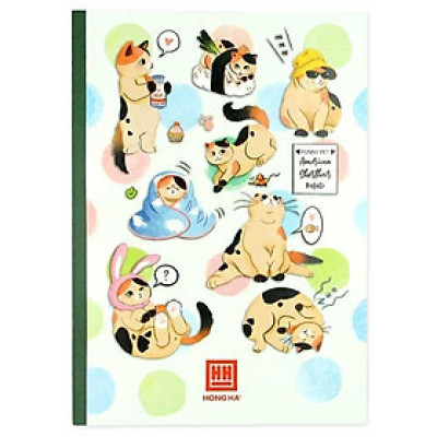 Vở Học Sinh Kẻ Ngang Gáy Vuông 80 Trang - Hồng Hà - Pupil Funny Pet - 1099 (Mẫu Màu Giao Ngẫu Nhiên)